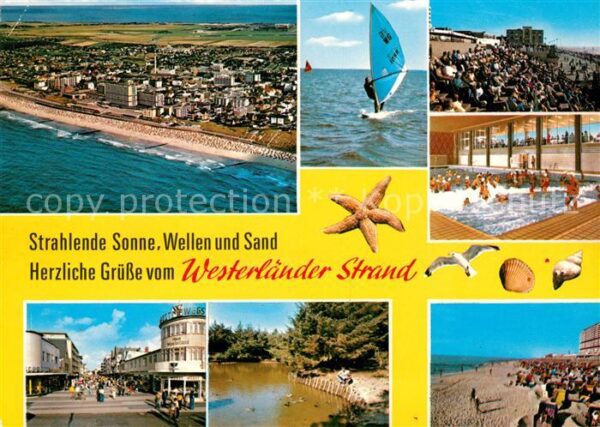 Westerland Sylt Windsurfen Wellenbad Strand Meeresfrüch