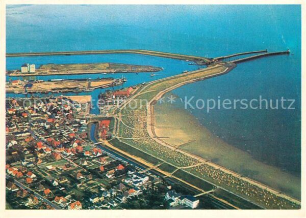 Buesum Nordseebad Fliegeraufnahme Aus Luftbildatlas Schle