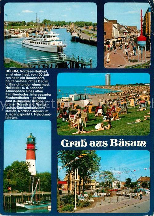 Buesum Nordseebad Aneger Alleestraße Leuchtturm