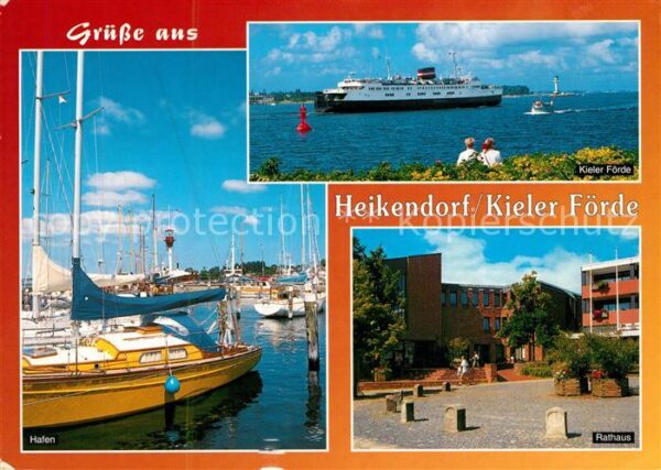 Heikendorf Bootshafen Rathaus Kieler Förde