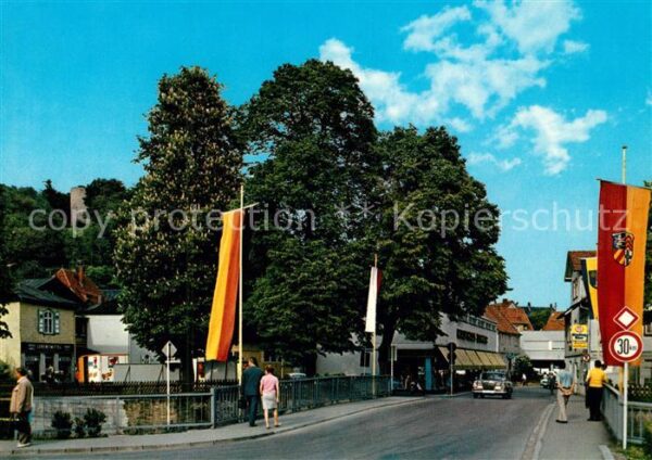 Soden-Salmuenster Bad Salz Brücke Kaufhaus Burgruine