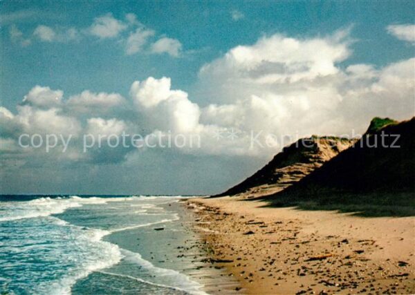 Amrum Odde Strand Steilküste