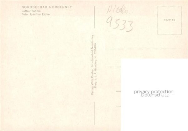 Norderney Nordseebad Fliegeraufnahme – Bild 2