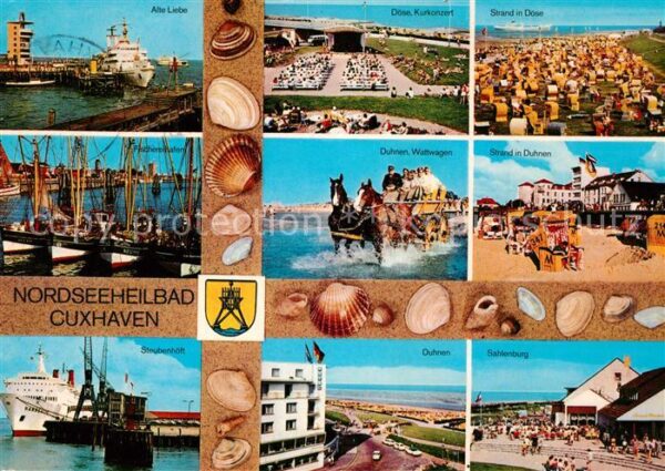 Cuxhaven Nordseebad Wattwagen Strand Alte Liebe Döse Sahlen