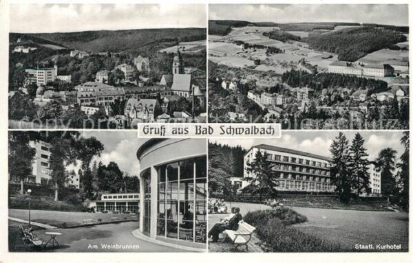 Bad Schwalbach Fliegeraufnahme Weinbrunne Kurhotel