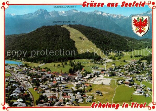 Seefeld Tirol Fliegeraufnahme