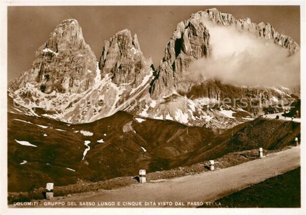 Passo Sella Gruppe del Sasso Lungo e Cinque Dita Vi