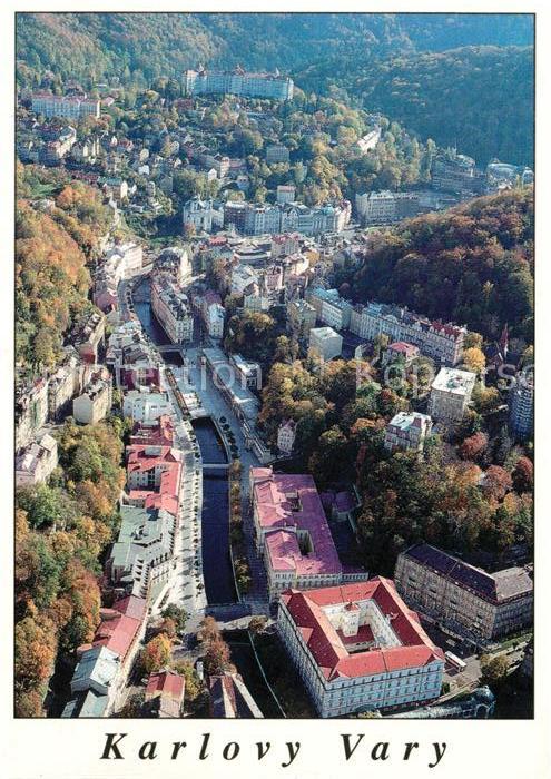 Karlovy Vary Fliegeraufnahme