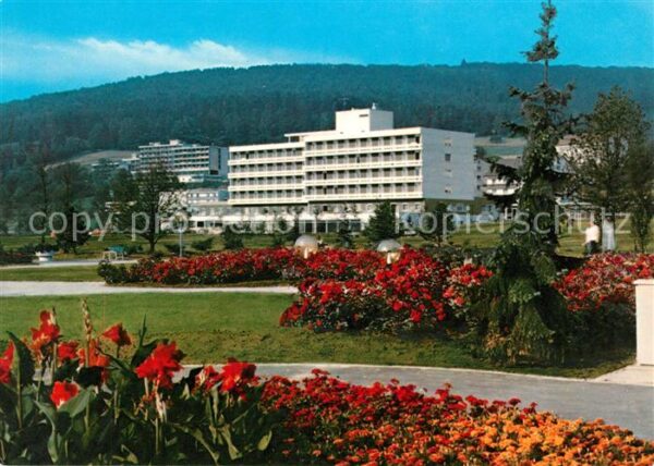 Salmuenster Bad Soden Kurpark mit Kurkliniken