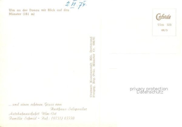 Ulm Donau Fliegeraufnahme mit Münster – Bild 2