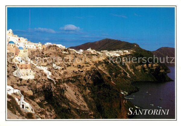 Santorin Thira Thera Fliegeraufnahme