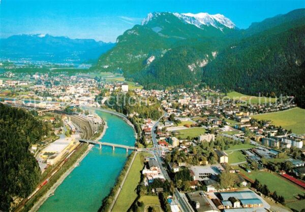 Kufstein Tirol Panorama Blick auf Zahmen Kaiser Kaiser