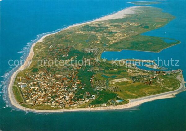 Norderney Nordseebad Nordseeinsel Fliegeraufnahme