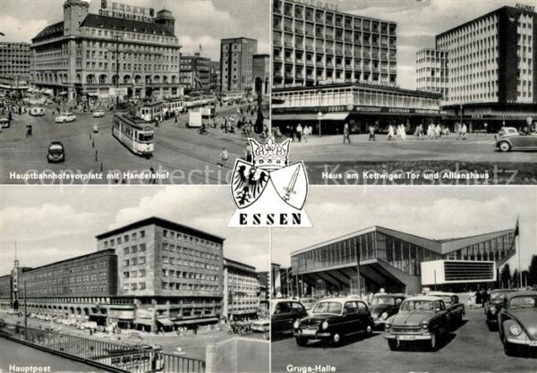 Essen Ruhr Bahnhofsplatz Handelshof Haus am Kettwi