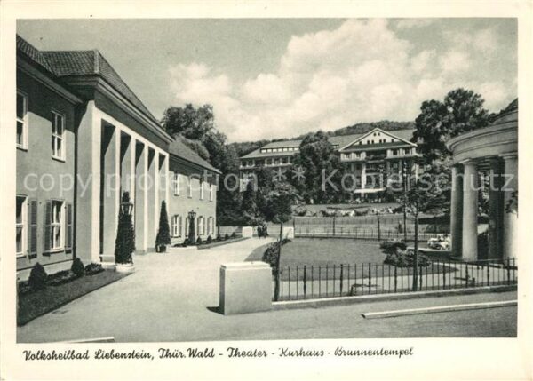 Bad Liebenstein Theater Kurhaus Brunnentempel Volksheil