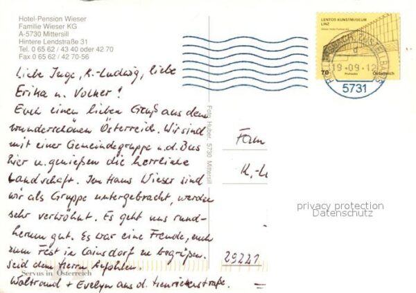 Mittersill Oberpinzgau Hotel Pension Wieser – Bild 2