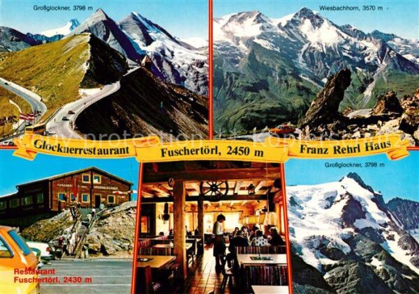 Fusch Grossglocknerstrasse Restaurant Fuschertörl Franz Rehrl Haus