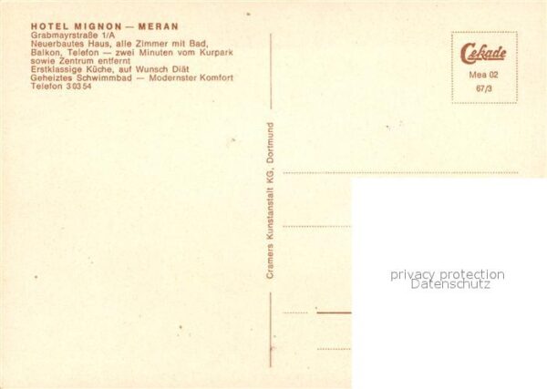 Meran Merano Hotel Mignon – Bild 2