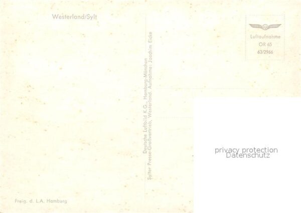 Westerland Sylt Fliegeraufnahme – Bild 2