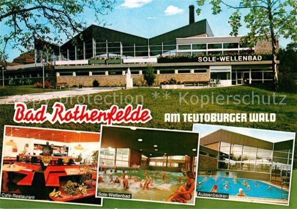 Bad Rothenfelde Sole Wellenbad Cafe Restaurant Außenbec