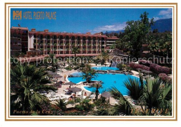 Tenerife Hotel Puerto Palace Schwimmbad Palmen