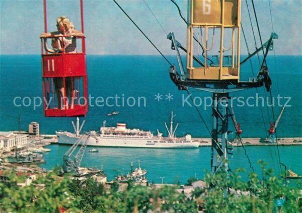 Jalta Yalta Krim Crimea Seilbahn Stehgondel Hafen