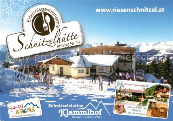 Zell Ziller Tirol Haslach Schnitzelstation Klammlhof Wint