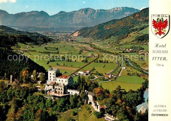 Itter Tirol Hotel Schloss Restaurant Fliegeraufnahm