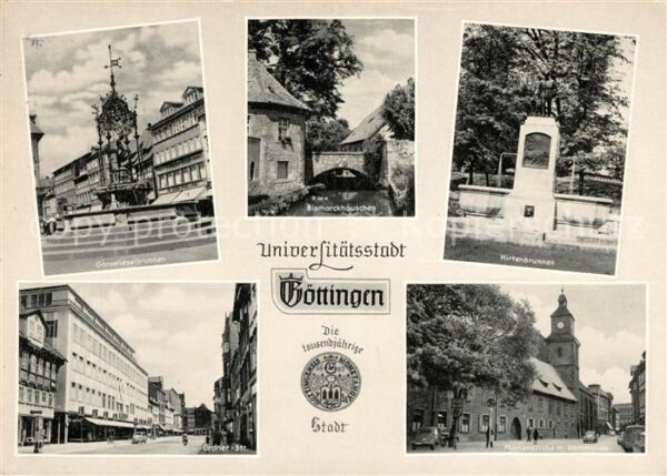 Goettingen Niedersachsen Gänselieselbrunen Bismarckhäuschen Hirt