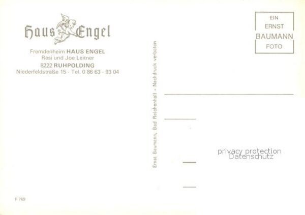 Ruhpolding Haus Engel Fremdenheim – Bild 2