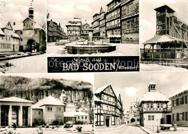 Bad Sooden-Allendorf Ortsmotive Brunnen Saline