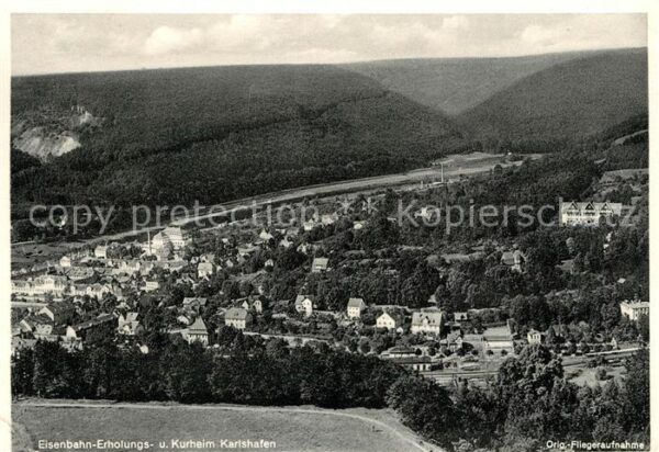Karlshafen Bad Eisenbahn Erholungs und Kurheim Flieger
