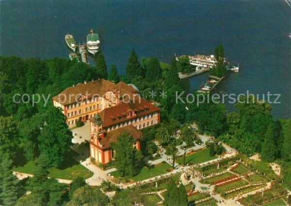 Insel Mainau Schloss Kirche Schlossterrasse Rosengar