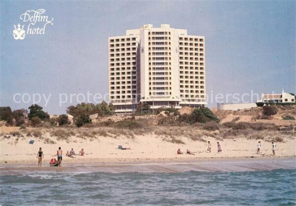 Portimao Delfim Hotel Strand Ansicht vom Meer au