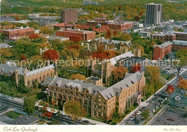Ann Arbor Cook Law Quadrangle Central Campus Univ
