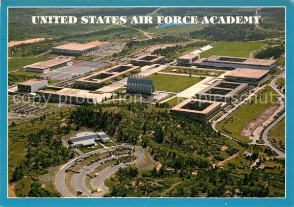 Colorado Springs United States Air Force Academy aerial
