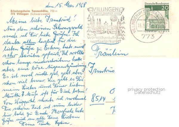 Villingen-Schwenningen Erholungsheim Tannenhöhe – Bild 2