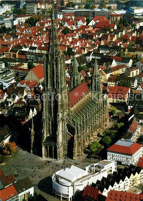 Ulm Donau Spätgotisches Münster Höchste Kirchturm
