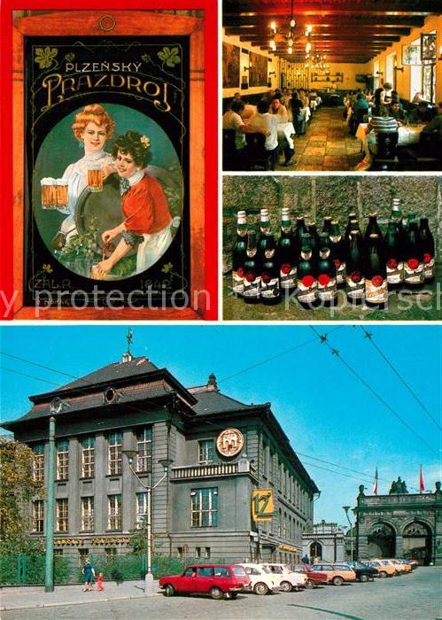 Plzen Pilsen Plzensky Prazdroj Brauerei Gaststätte R