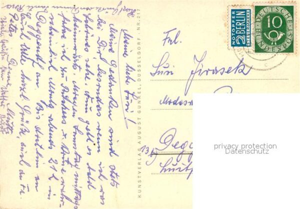 Frankfurt Main Durchblick zum Dom – Bild 2