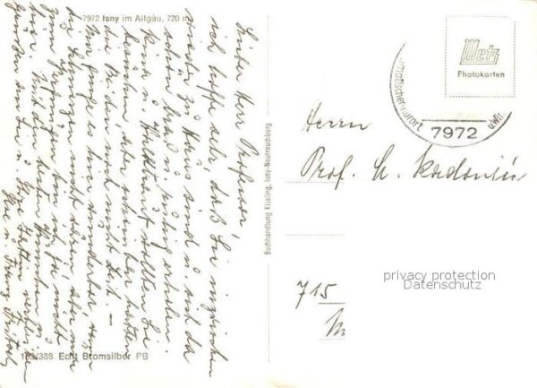 Isny Allgaeu Wassertorturm Diebsturm Stadtgraben Kir – Bild 2