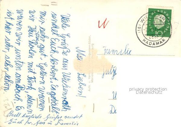 Hadamar Westerwald Landschaftspanorama Bauernhaus Gedicht – Bild 2