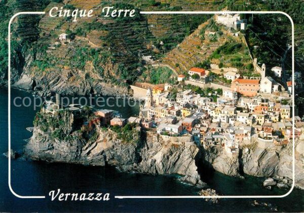 Vernazza Veduta aerea Cinque Terre