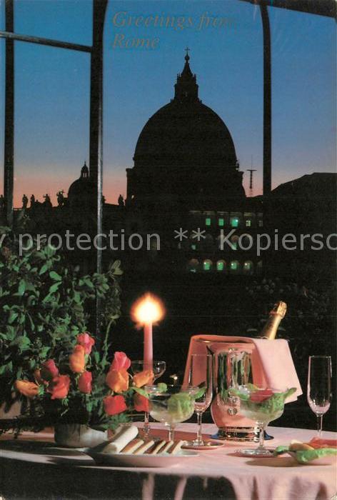 Roma Rom Hotel Les Etoiles Ristorante Domkuppel