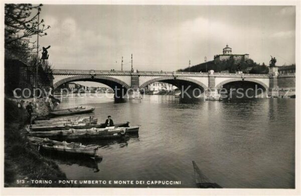 Torino Ponte Umberto e Monte dei Cappuccini