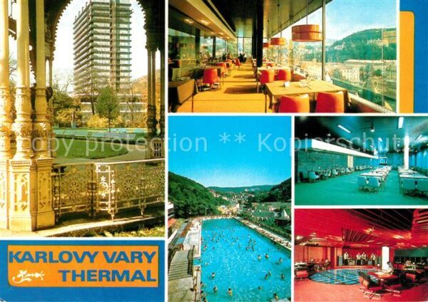 Karlovy Vary Lazenske sanatorium Thermal Terrasse Fr