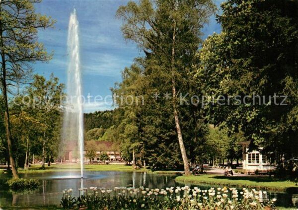 Bad Liebenzell Fontäne im Kurpark