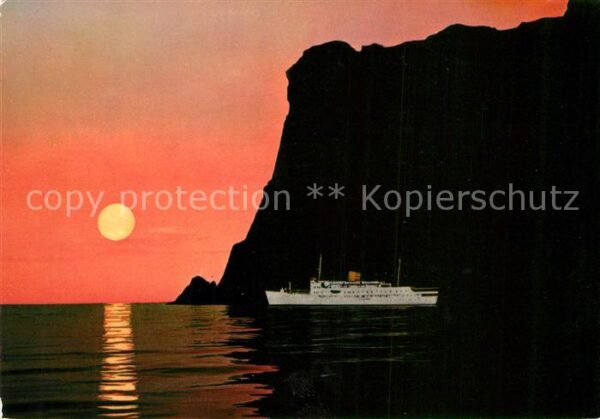 Nordkap Norge The midnight sun at North Cape