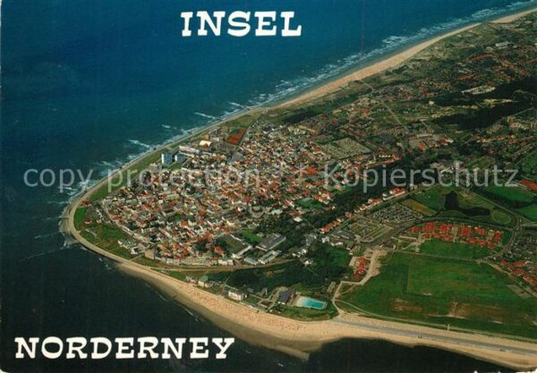 Norderney Nordseebad Fliegeraufnahme