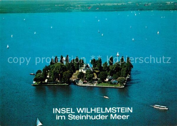 Steinhuder Meer Insel Wilhelmstein Fliegeraufnahme